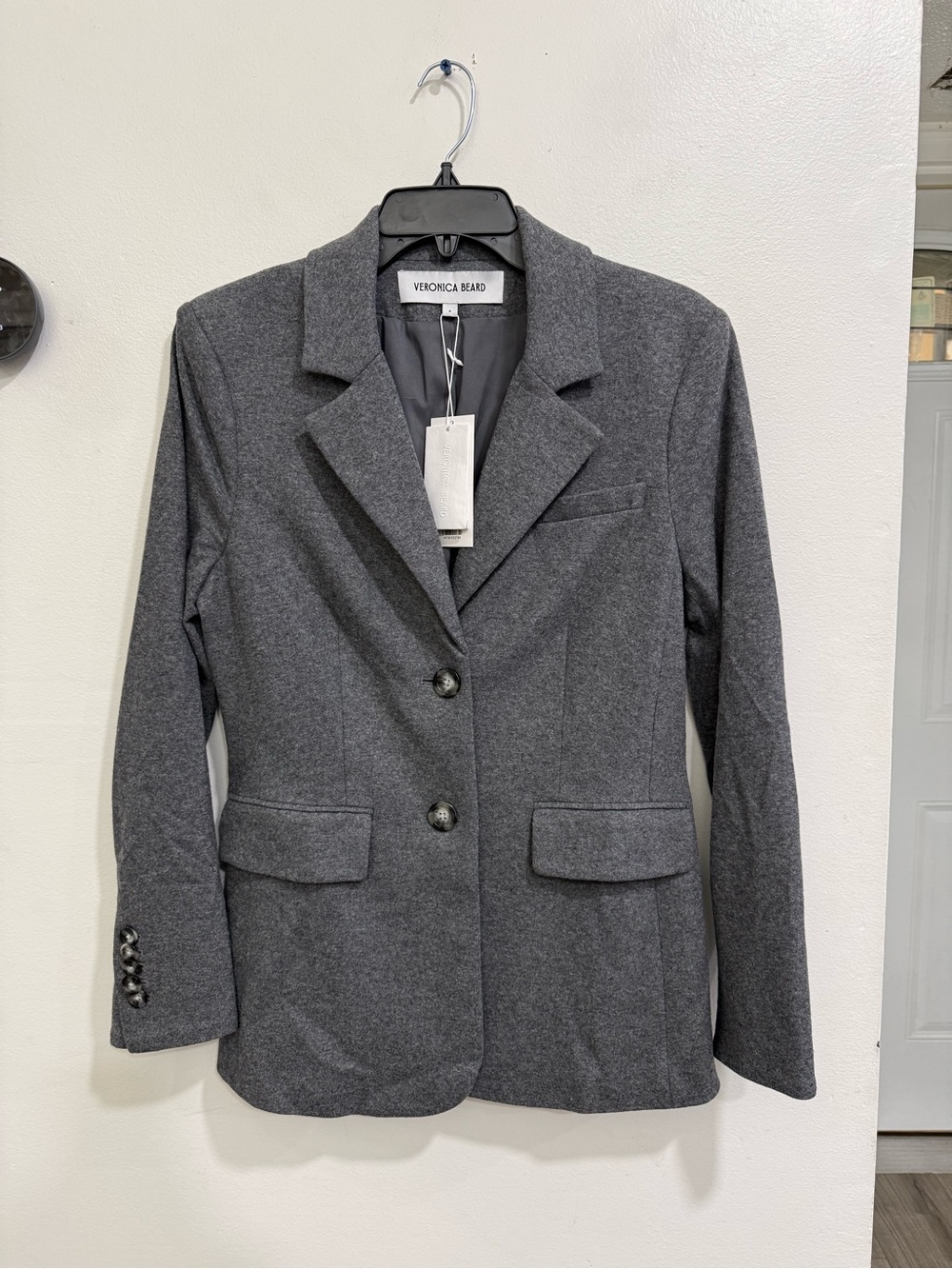 NWT Veronica Beard Ryanne jacket in MEDIUM HEATHER GREY Sz 6
